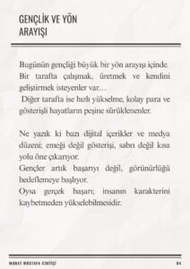 6 2 Murat Mustafa Ciritçi Bu yazı; yargılamak için değil, anlamaya çalışmak için yazıldı.Bir toplumun gerçek gücü; birbirini dinleyebilmesinde, anlayabilmesinde ve birlikte yeniden ayağa kalkabilmesindedir.