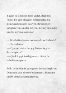 Yaşam ve ölüm ne garip şeyler, değil mi? 4 3 1 Murat Mustafa Ciritçi Yaşam ve ölüm ne garip şeyler, değil mi?