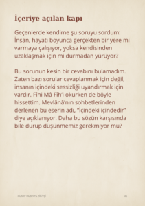 Fîhi Mâ Fîh 4 3 Murat Mustafa Ciritçi Fîhi Mâ Fîh üzerine