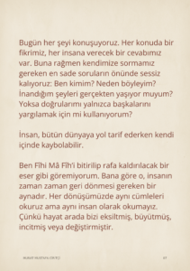 Fîhi Mâ Fîh 10 9 Murat Mustafa Ciritçi Fîhi Mâ Fîh üzerine